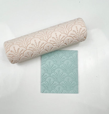 Scallop Art Deco Texture Roller