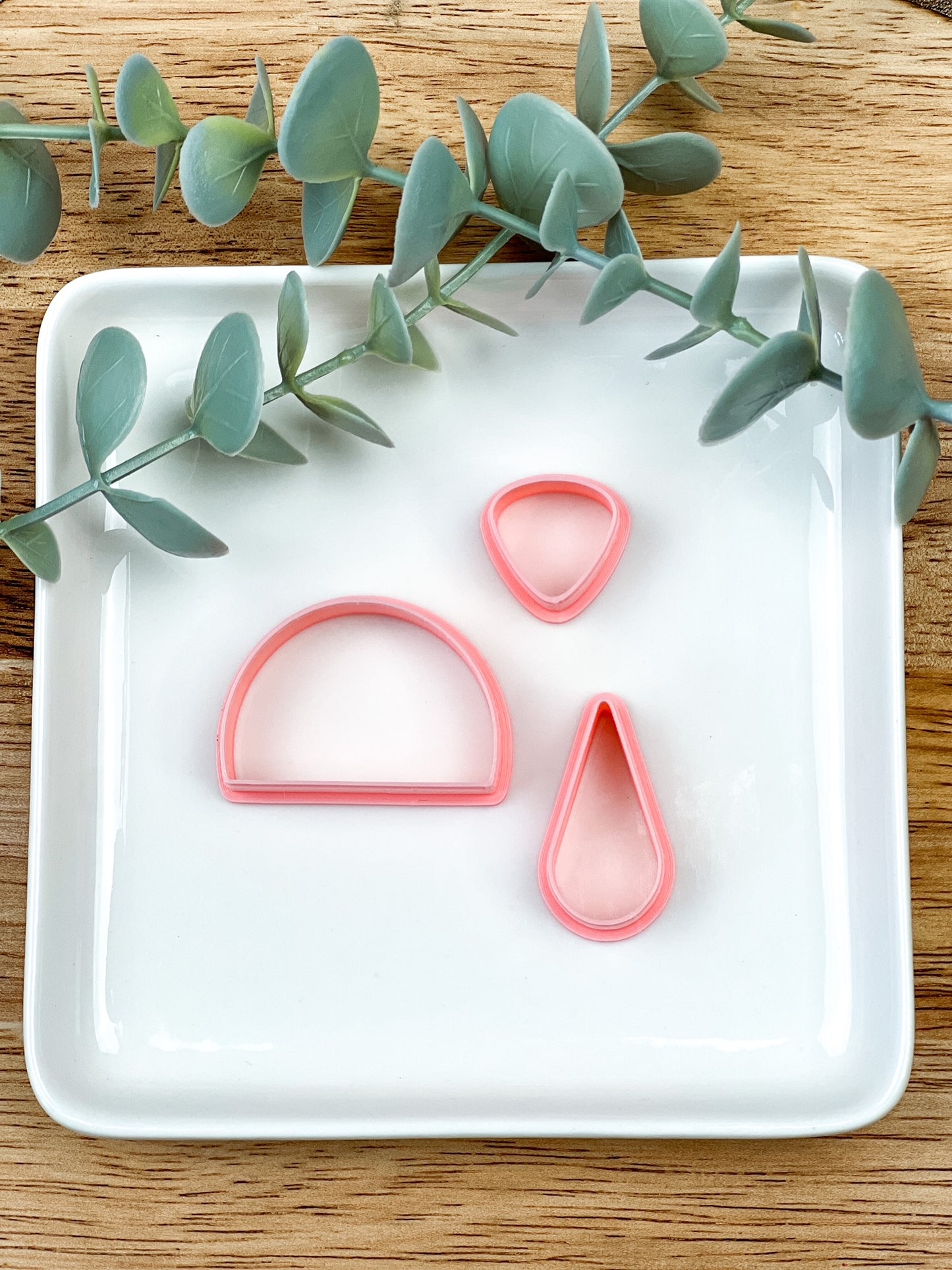 Trio Half Circle Drop Statement Clay Cutter Set