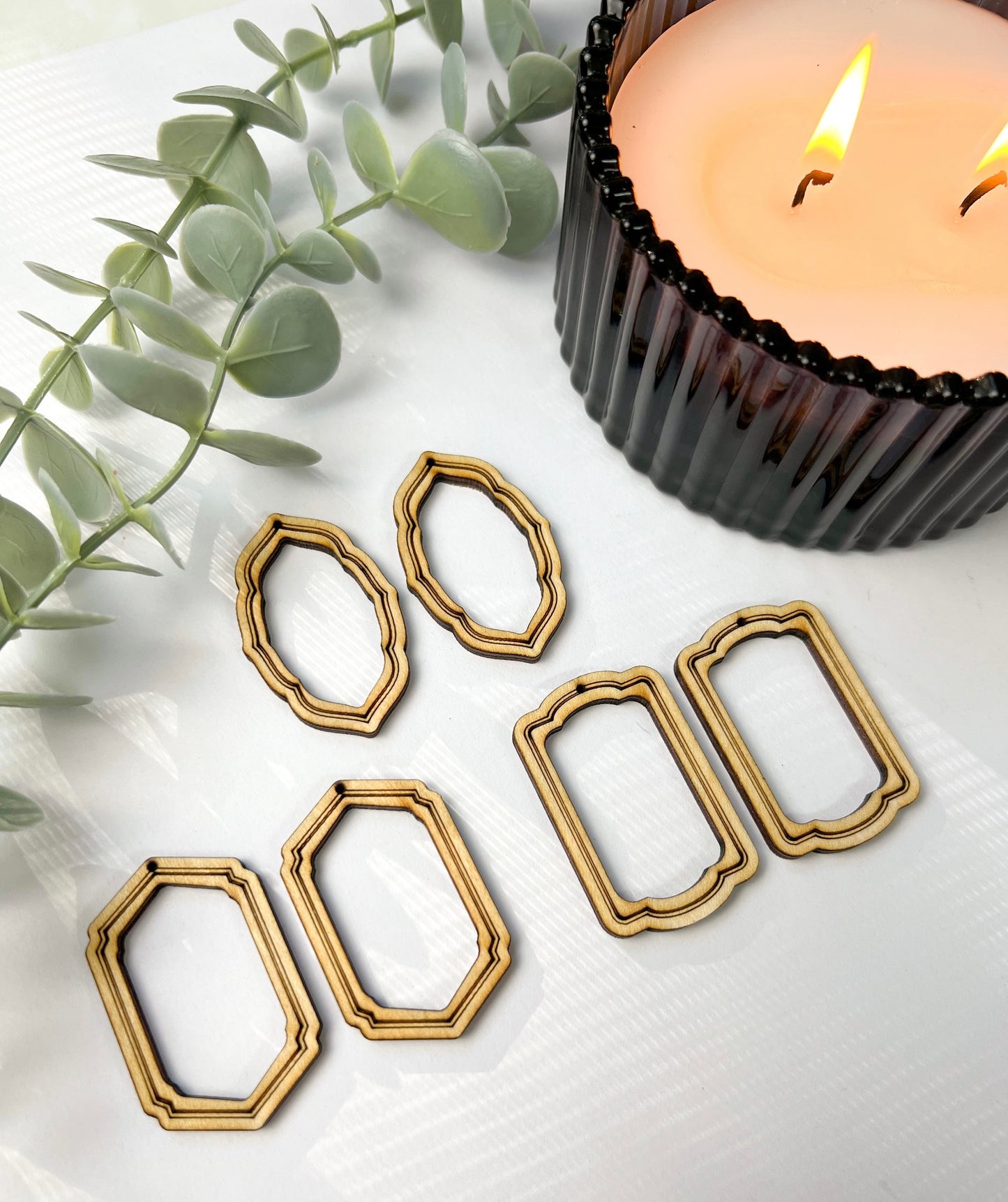 WOODEN MINI FRAMES | EARRING FINDINGS