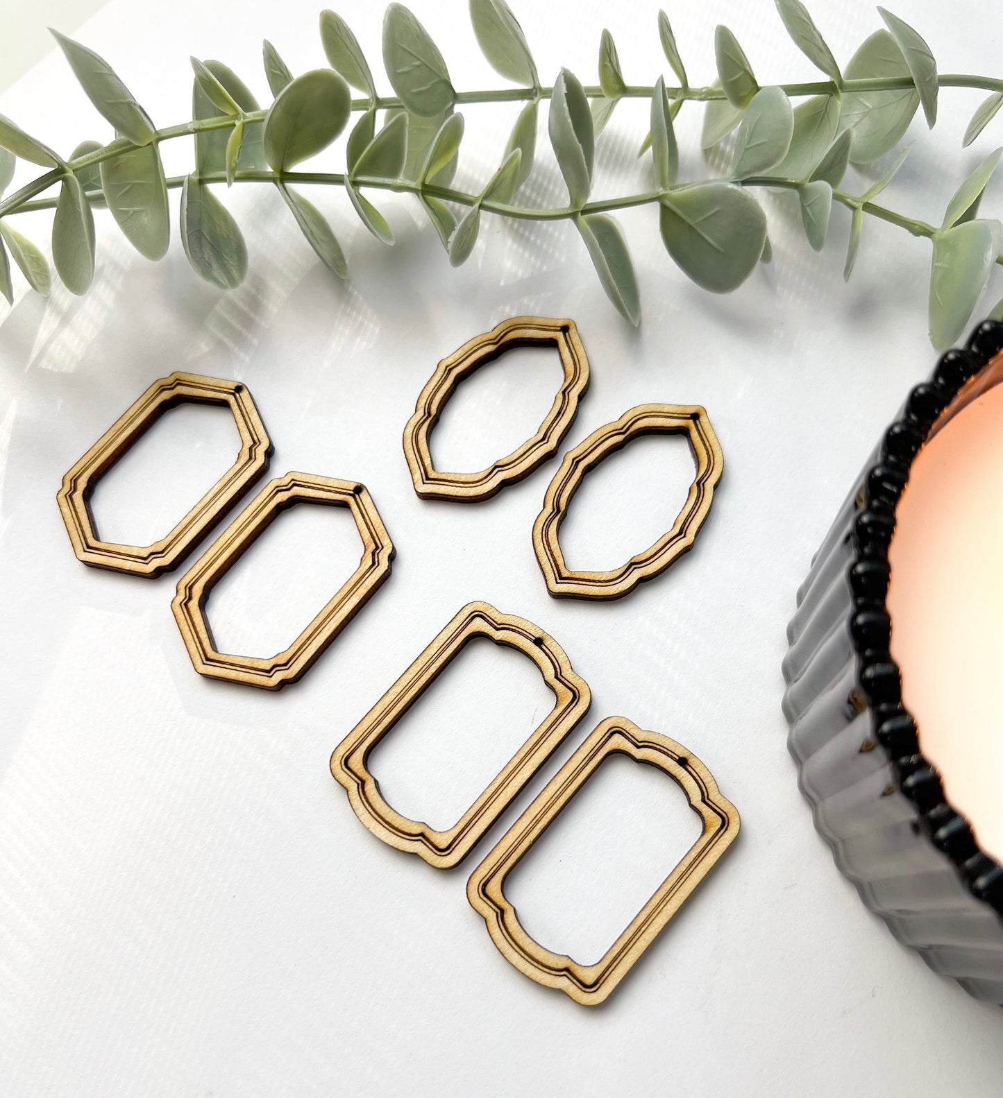 WOODEN MINI FRAMES | EARRING FINDINGS