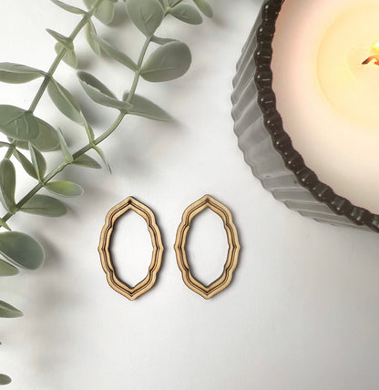 WOODEN MINI FRAMES | EARRING FINDINGS