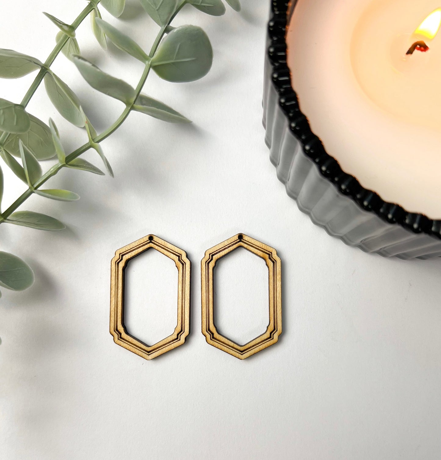 WOODEN MINI FRAMES | EARRING FINDINGS