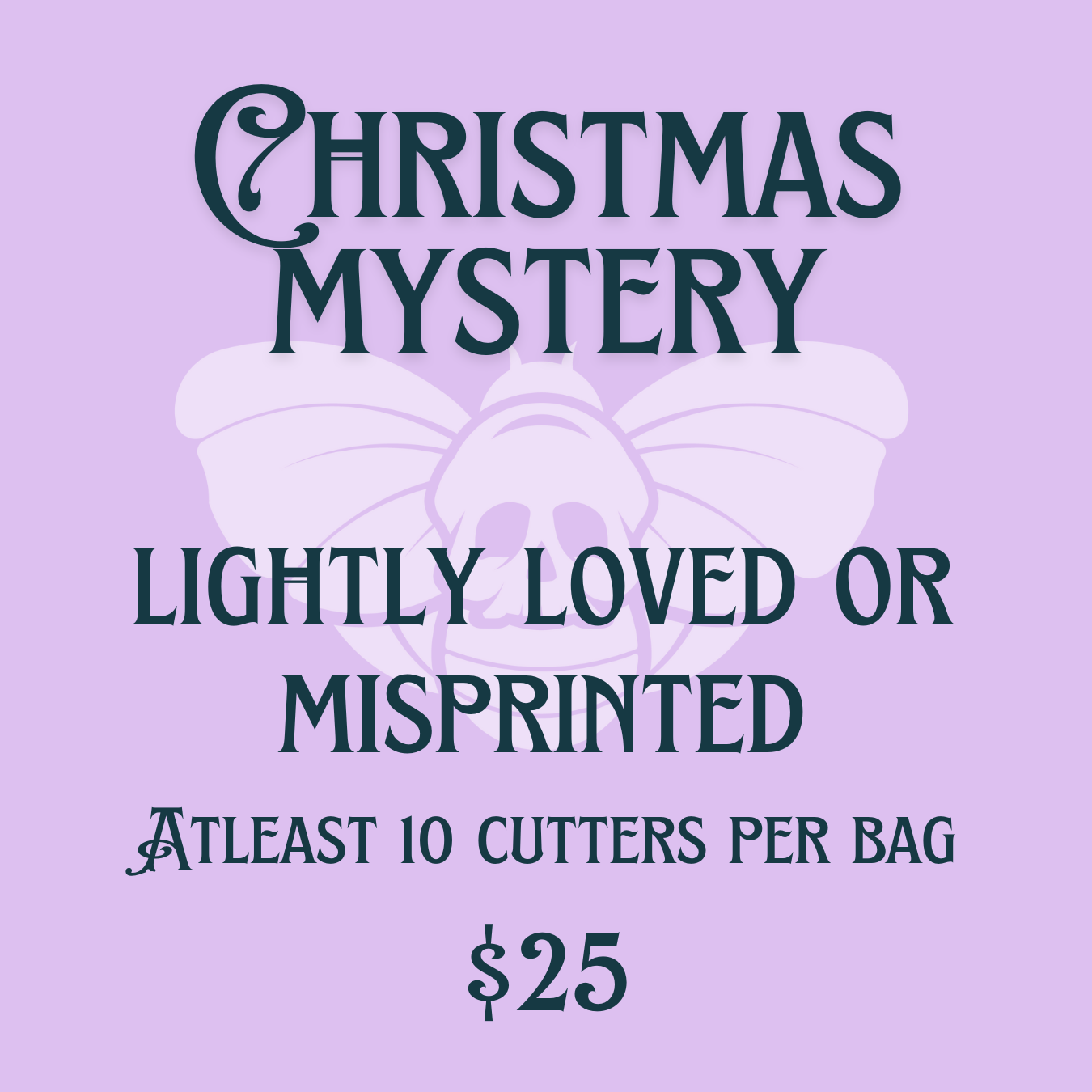 CHRISTMAS CLAY CUTTER MYSTERY BAG