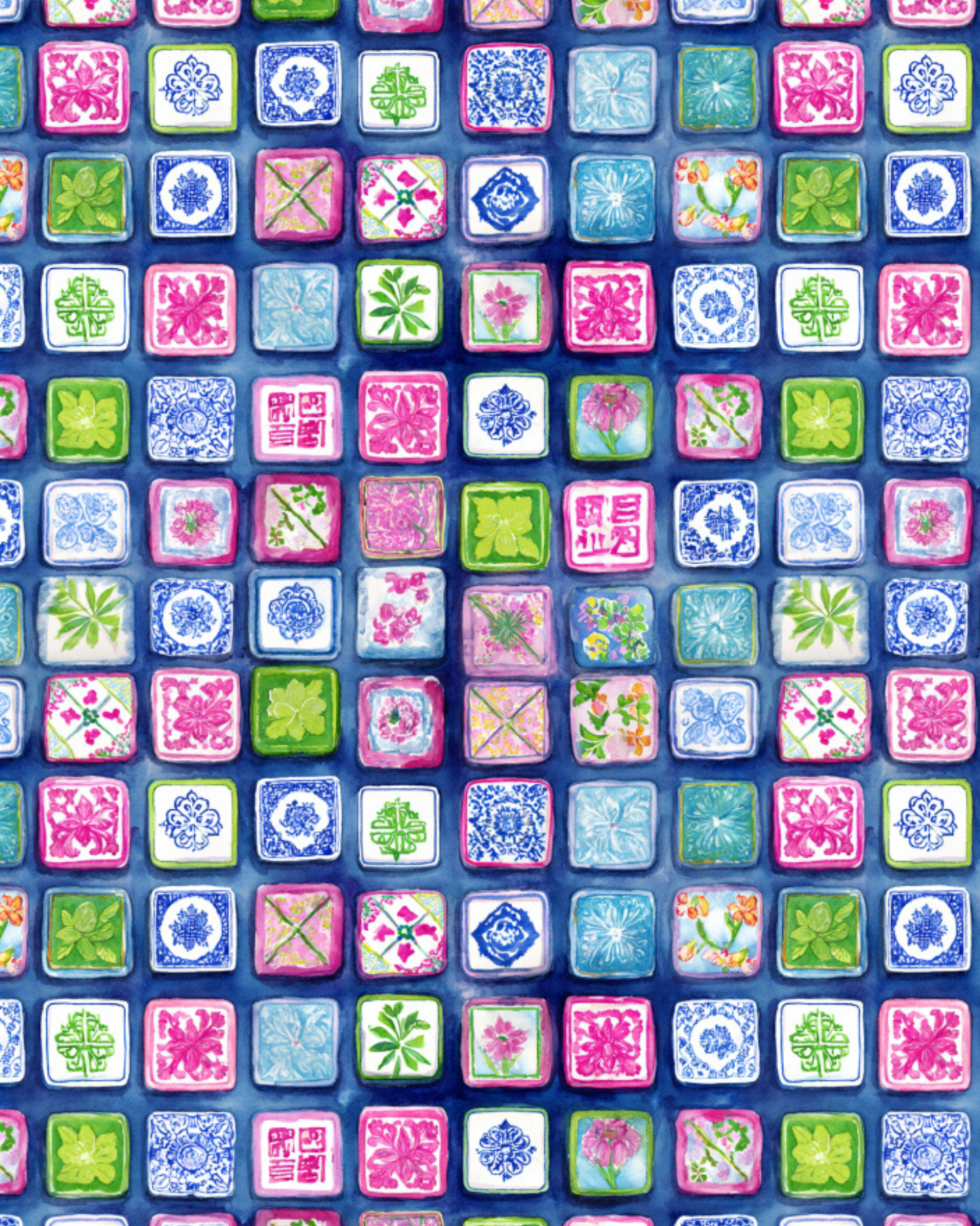 MAHJONG PCC 1002 | TRANSFER PAPER FOR POLYMER CLAY