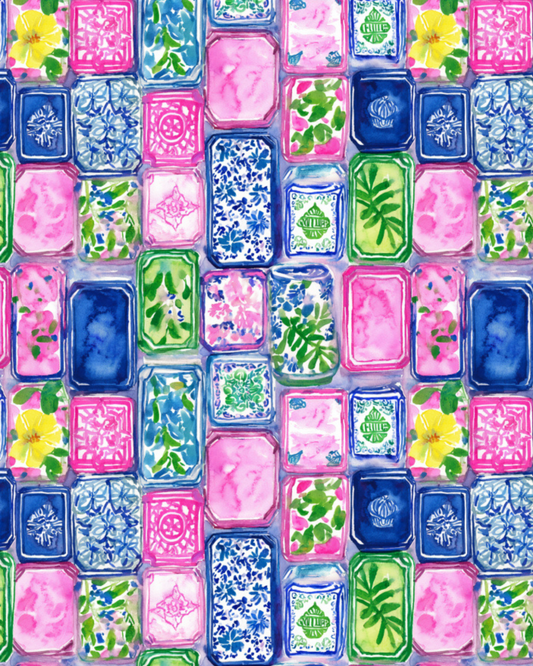 MAHJONG PCC 1003 | TRANSFER PAPER FOR POLYMER CLAY