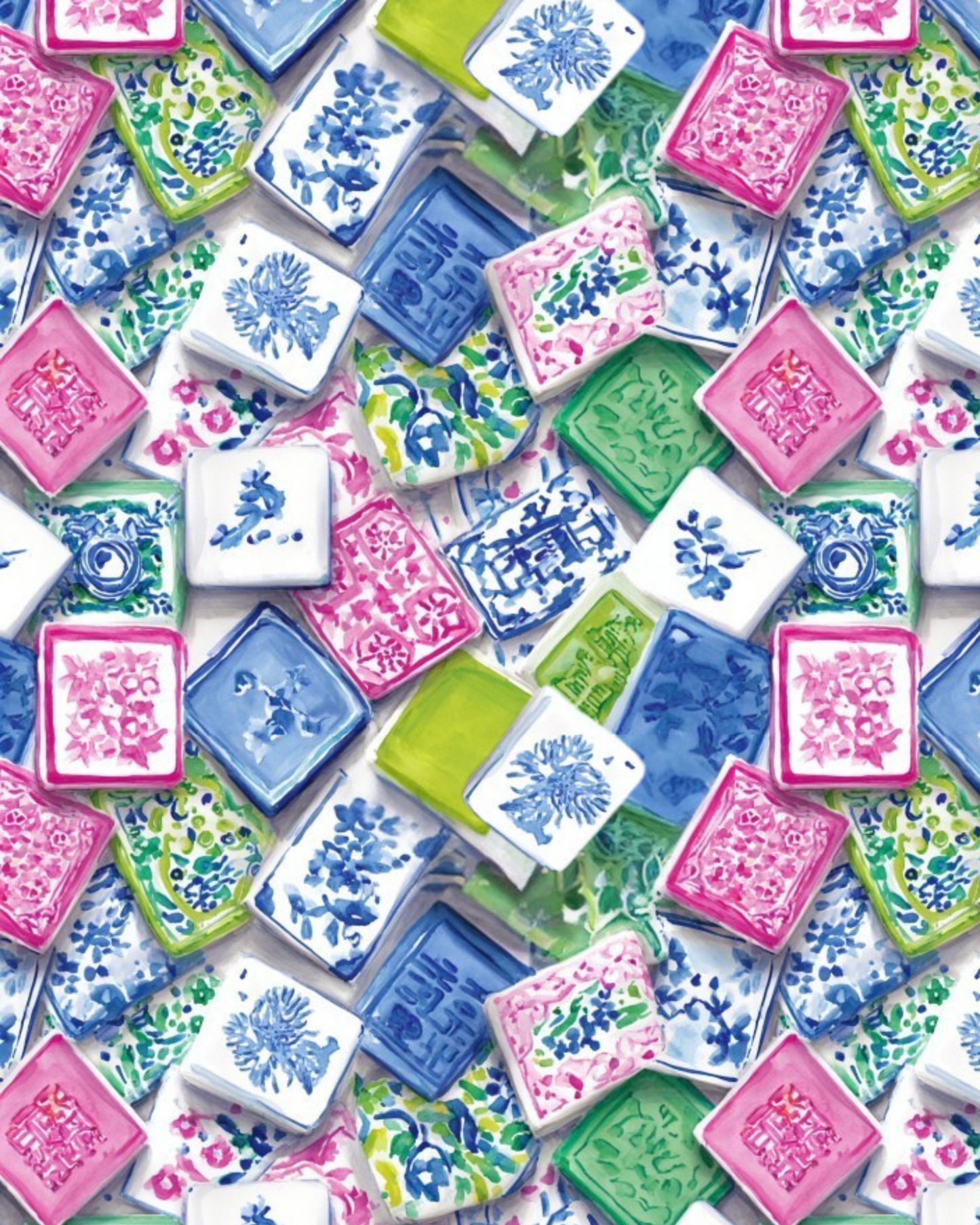 MAHJONG PCC 1007 | TRANSFER PAPER FOR POLYMER CLAY