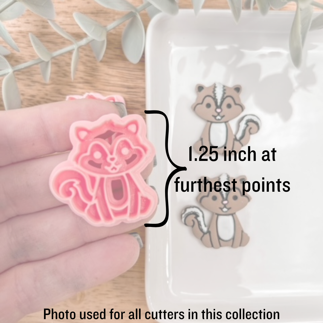 Raccoon | Woodland Animal Clay Cutter Set