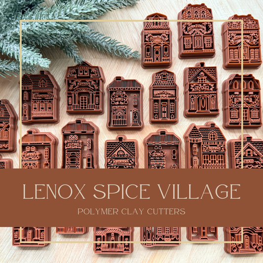 LENOX 1989 SPICE VILLAGE | VINTAGE KITCHEN NOSTALGIA | POLYMER CLAY CUTTERS