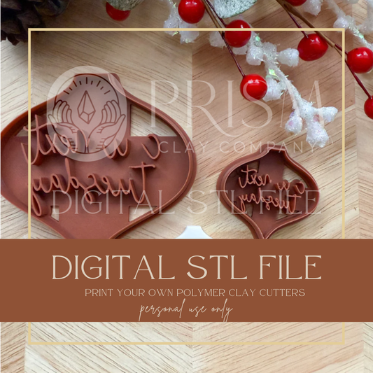 C U NEXT TUESDAY Ornament & Earring STL File | Digital Instant Download | 3D Printing STL File | Polymer Clay Tool | Polymer Clay Cutter STL File