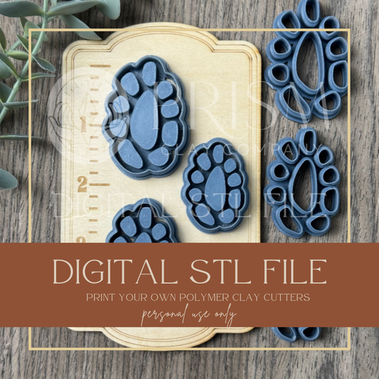 WESTERN FAUX TURQ OBLONG CLUSTER BUNDLE CUTTER STL File | Digital Instant Download | 3D Printing STL File | Polymer Clay Cutter | Polymer Clay Cutter STL File (Copy) (Copy) (Copy)