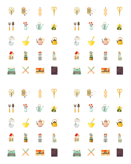 PCC 2024 HOBBIES Transfer Paper | THE CHARM BAR