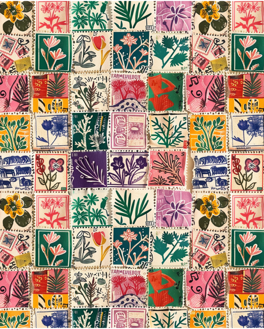 PCC 1032 WATERCOLOR GARDEN Transfer Paper | THE CHARM BAR