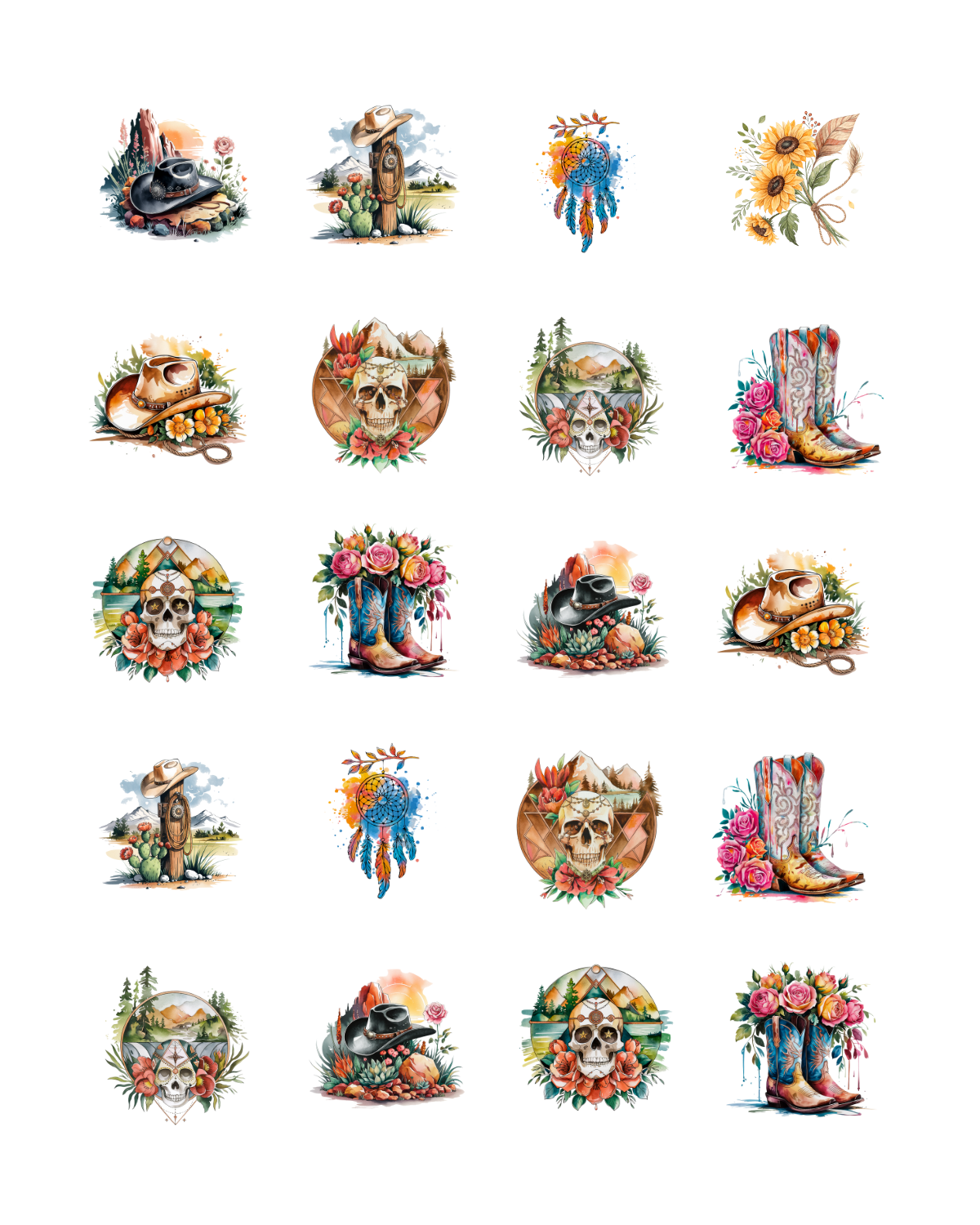 PCC 2057 WESTERN Transfer Paper | THE CHARM BAR