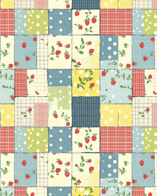 PCC 1033 GARDEN PATCHWORK Transfer Paper | THE CHARM BAR