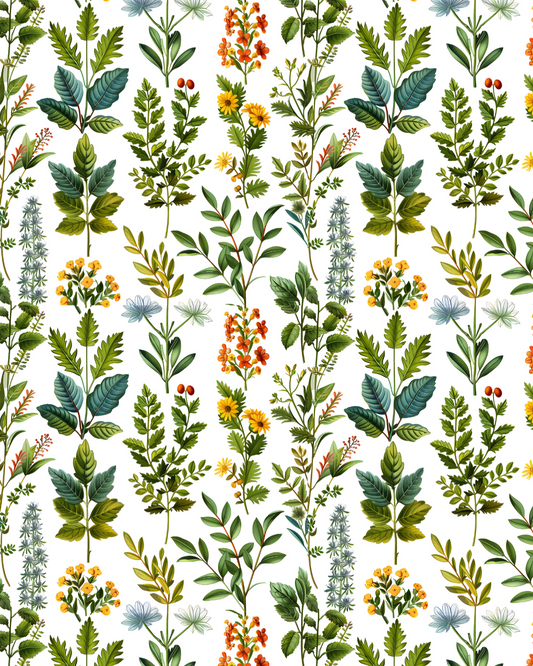 PCC 1020 PLANTS B  Transfer Paper | THE CHARM BAR