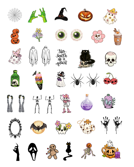 PCC 1045 HALLOWEEN "A" Transfer Paper | THE CHARM BAR