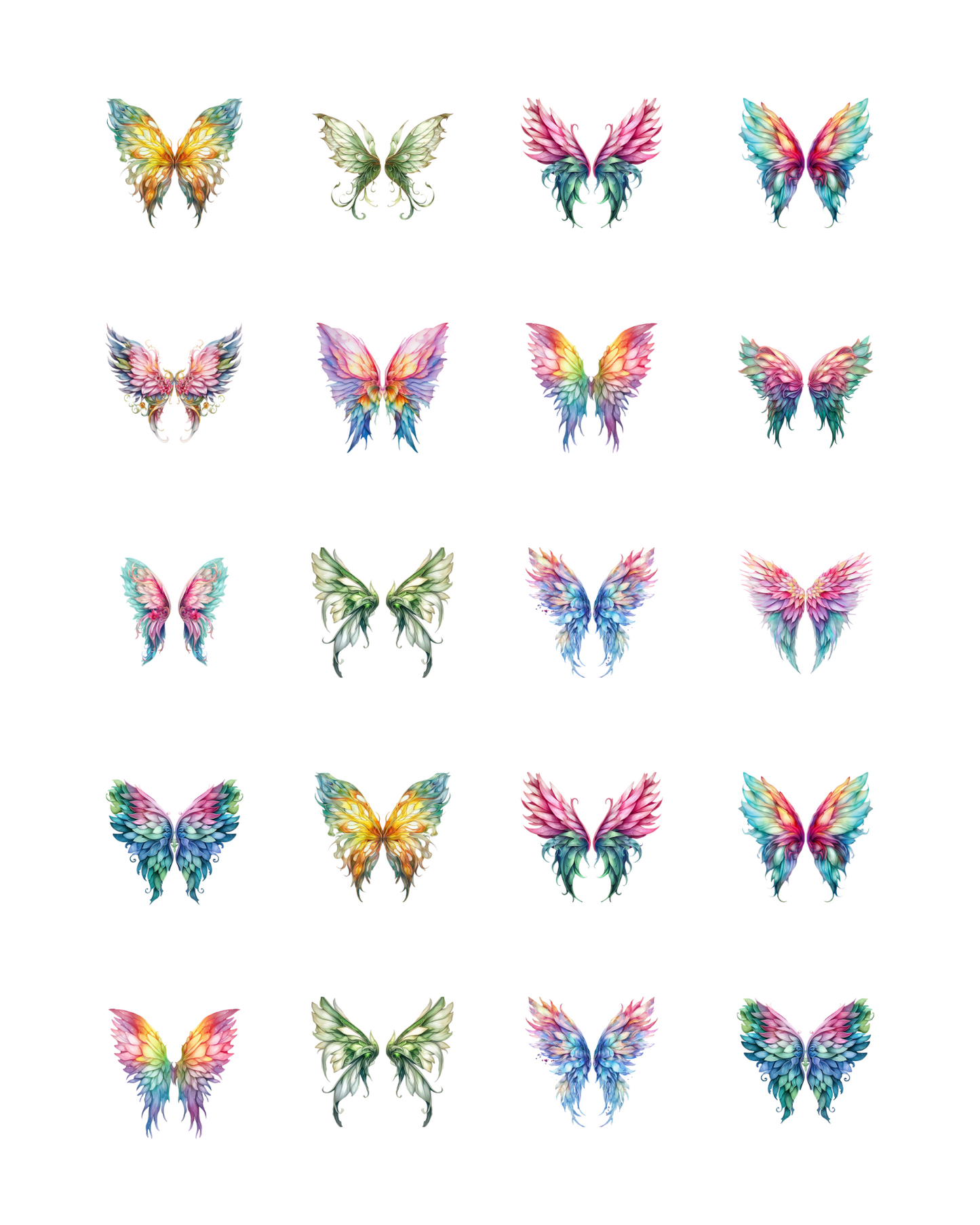 PCC 1078 FAIRY WINGS Transfer Paper | THE CHARM BAR