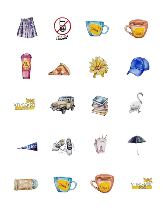PCC 1072 GILMORE GIRLS Transfer Paper | THE CHARM BAR