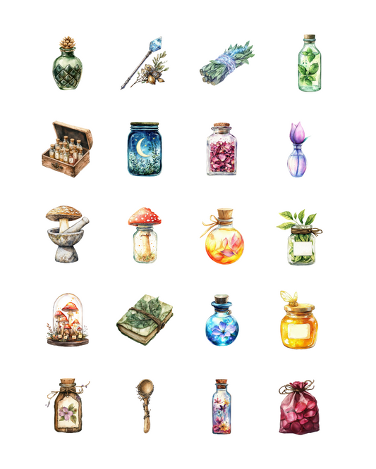 PCC 1079 APOTHECARY Transfer Paper | THE CHARM BAR