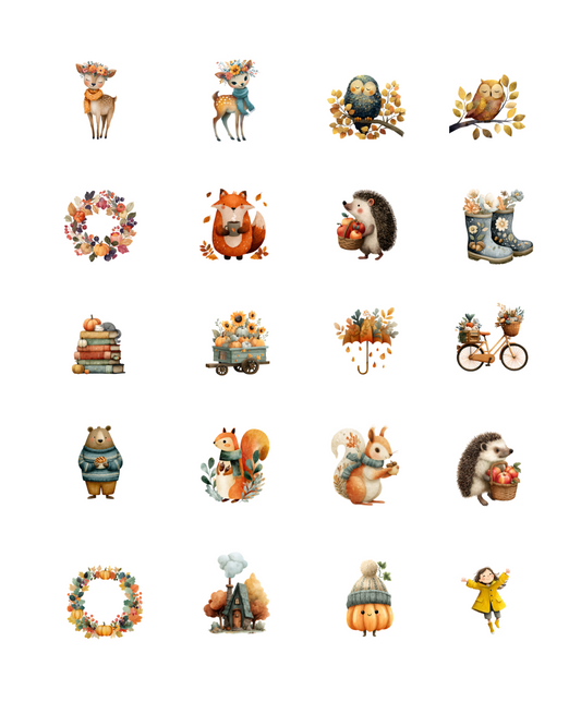 PCC 1098 MORE AUTUMN Transfer Paper | THE CHARM BAR