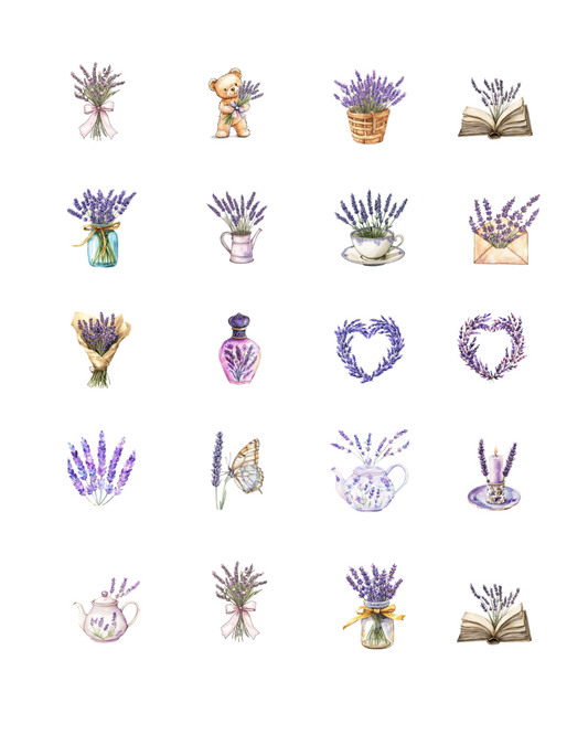 PCC 1096 LAVENDAR FIELDS Transfer Paper | THE CHARM BAR