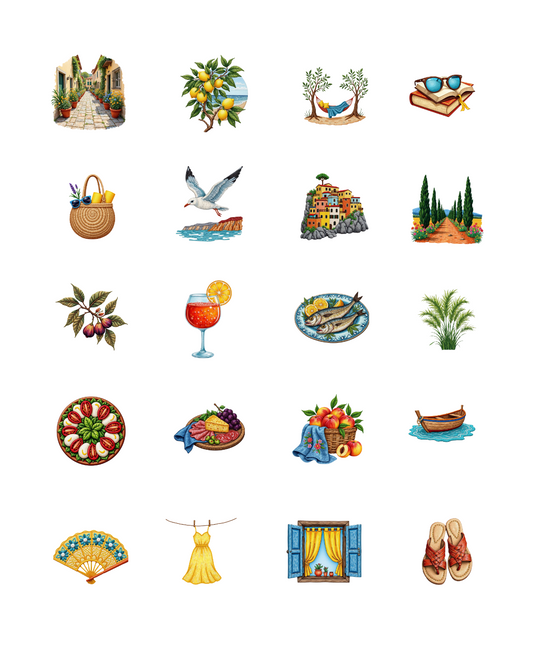 PCC 1095 MEDITERRANEAN SUMMER Transfer Paper | THE CHARM BAR