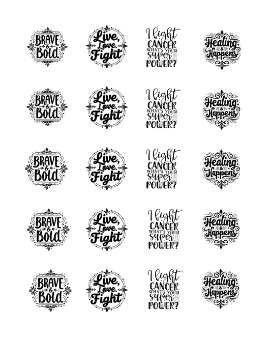 PCC 2007 CANCER HOPE Transfer Paper | THE CHARM BAR