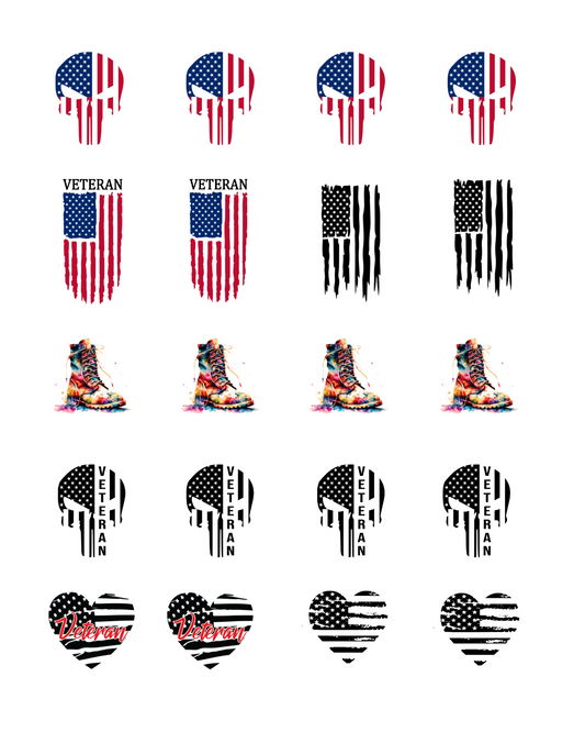 PCC 2195 FIRST RESPONDER MILITARY Transfer Paper | THE CHARM BAR