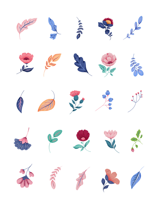 PCC 2013 PASTEL BOTANICALS Transfer Paper | THE CHARM BAR