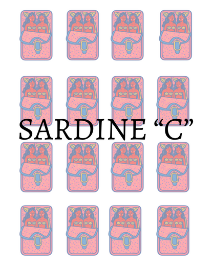 SARDINE "C" TRANSFER PAPER & CUTTER | MATCHING CUTTERS | POLYMER CLAY CUTTERS