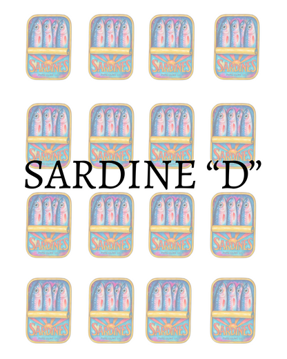 SARDINE "D" TRANSFER PAPER & CUTTER | MATCHING CUTTERS | POLYMER CLAY CUTTERS