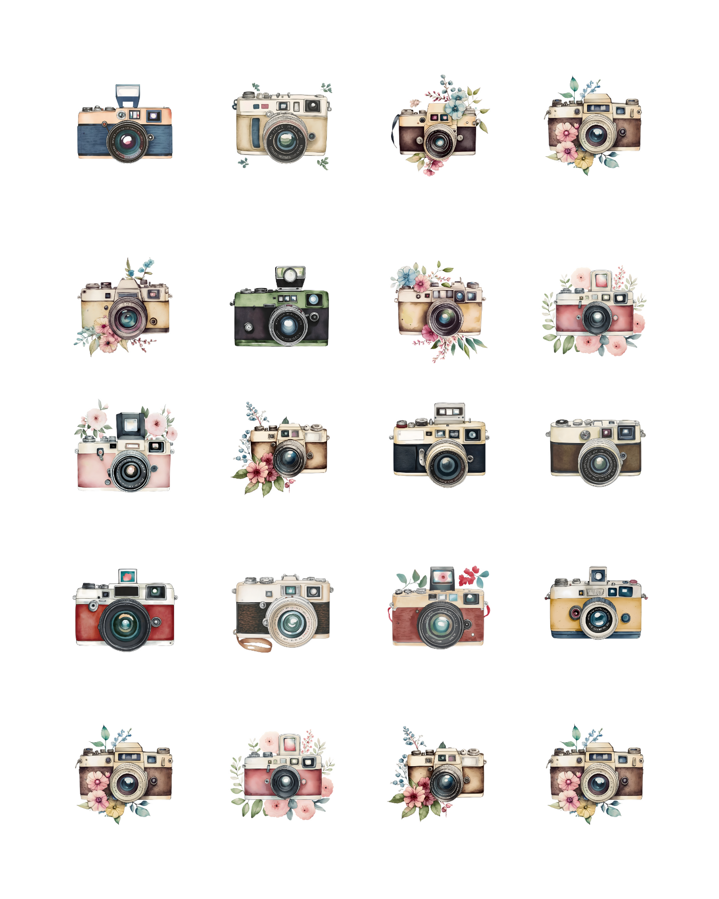 PCC 2027 VINTAGE CAMERA Transfer Paper | THE CHARM BAR