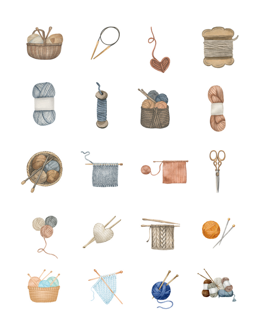 PCC 2026 KNITTING CROCHET Transfer Paper | THE CHARM BAR