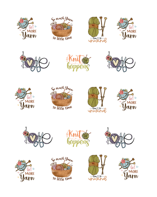 PCC 2025 YARN LIFE Transfer Paper | THE CHARM BAR