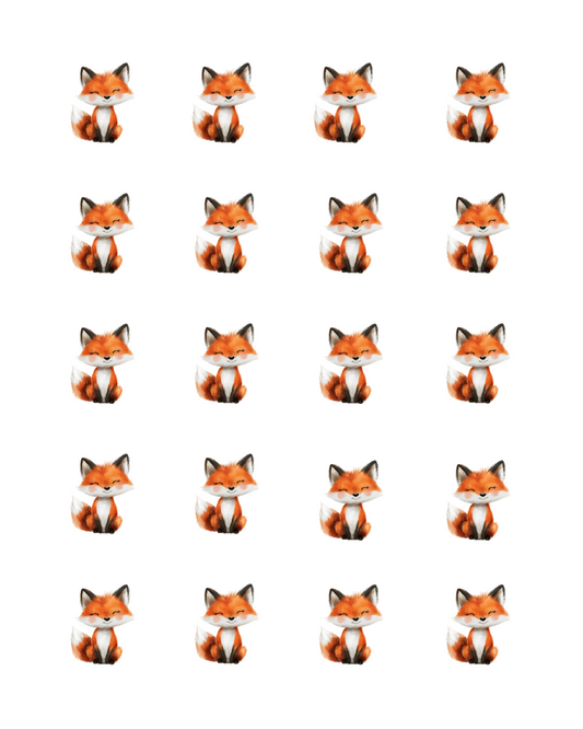 PCC 2022 JUST FOXES Transfer Paper | THE CHARM BAR