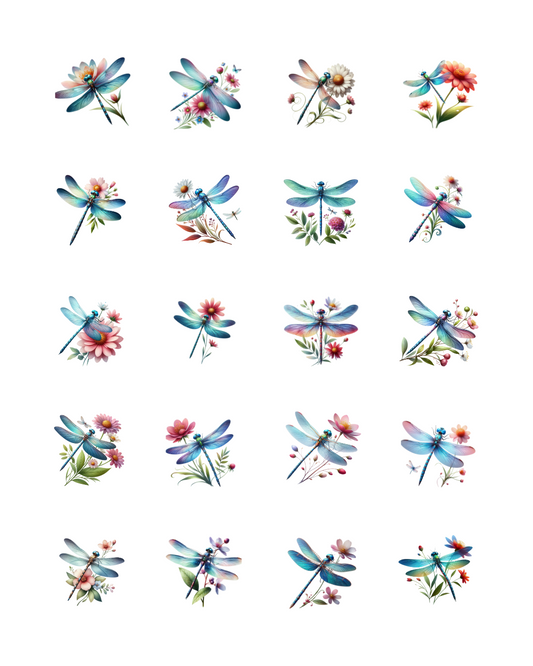 PCC 2084 DRAGONFLY Transfer Paper | THE CHARM BAR