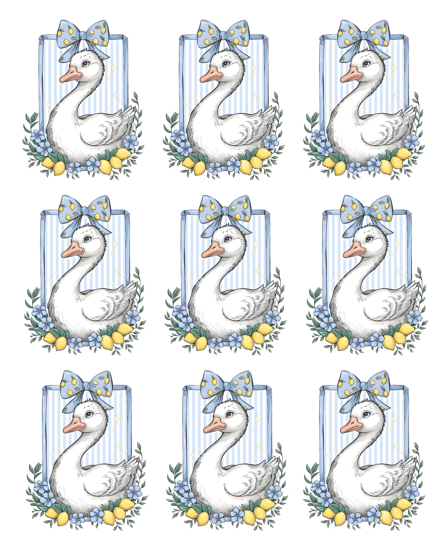 LEMON GOOSE TRANSFER PAPER & CUTTERS | POLYMER CLAY CUTTERS
