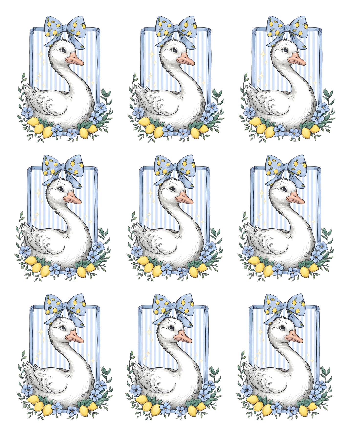 LEMON GOOSE TRANSFER PAPER & CUTTERS | POLYMER CLAY CUTTERS
