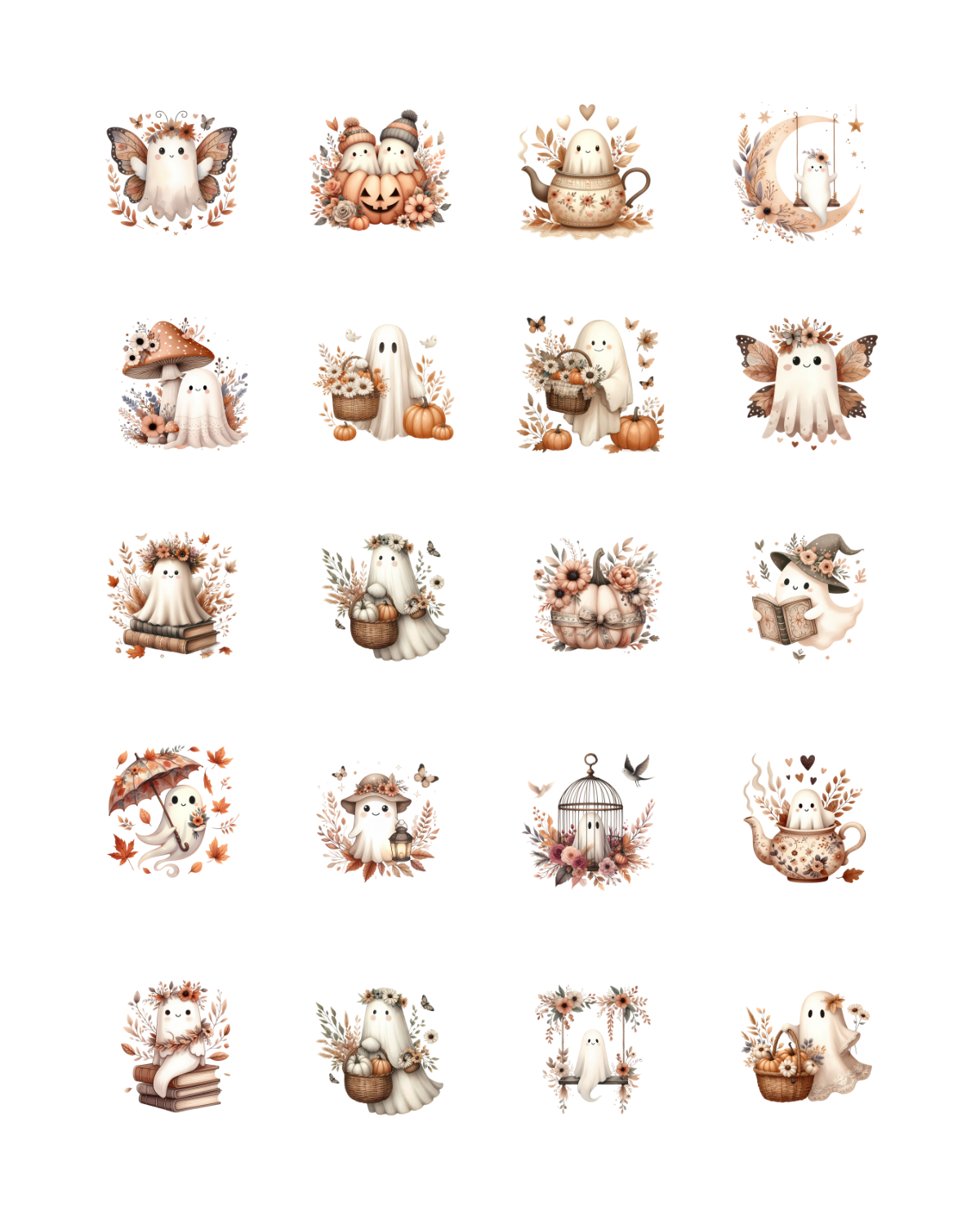 PCC 2099 MORE AUTUMN GHOSTS Transfer Paper | THE CHARM BAR