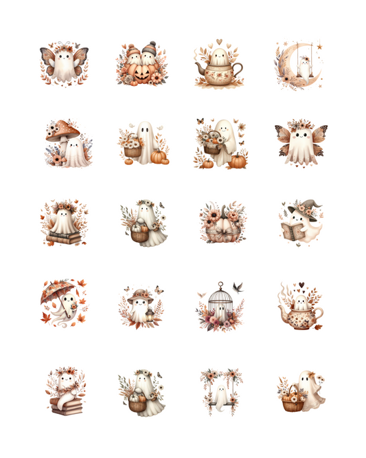 PCC 2099 MORE AUTUMN GHOSTS Transfer Paper | THE CHARM BAR