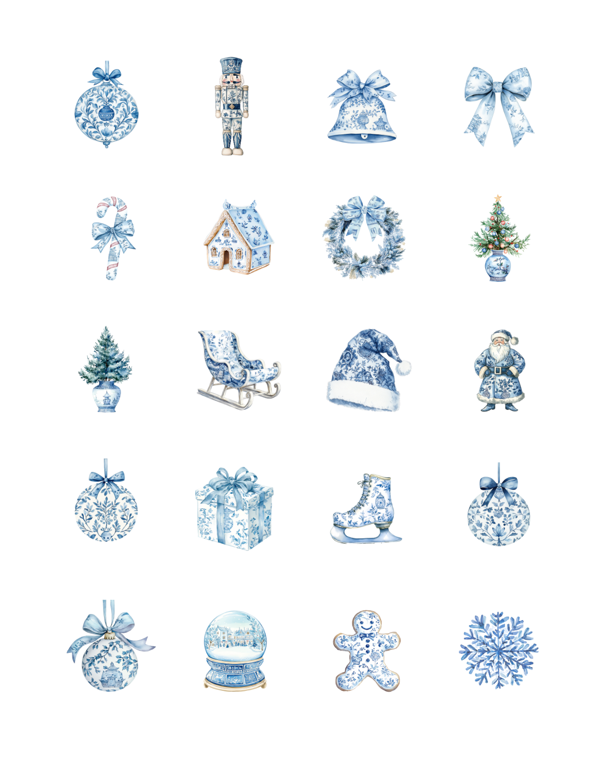 PCC 2101 BLUE CHRISTMAS Transfer Paper | THE CHARM BAR