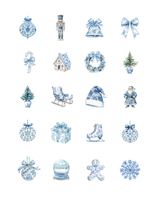 PCC 2101 BLUE CHRISTMAS Transfer Paper | THE CHARM BAR