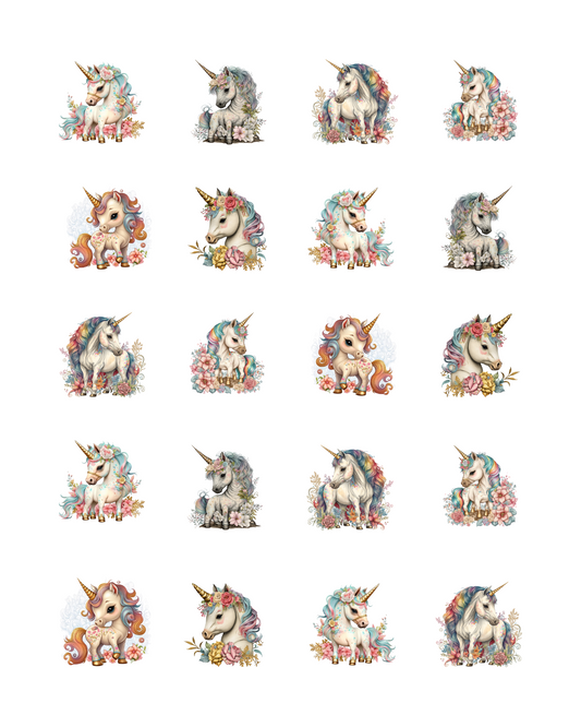 PCC 2098 UNICORNS Transfer Paper | THE CHARM BAR