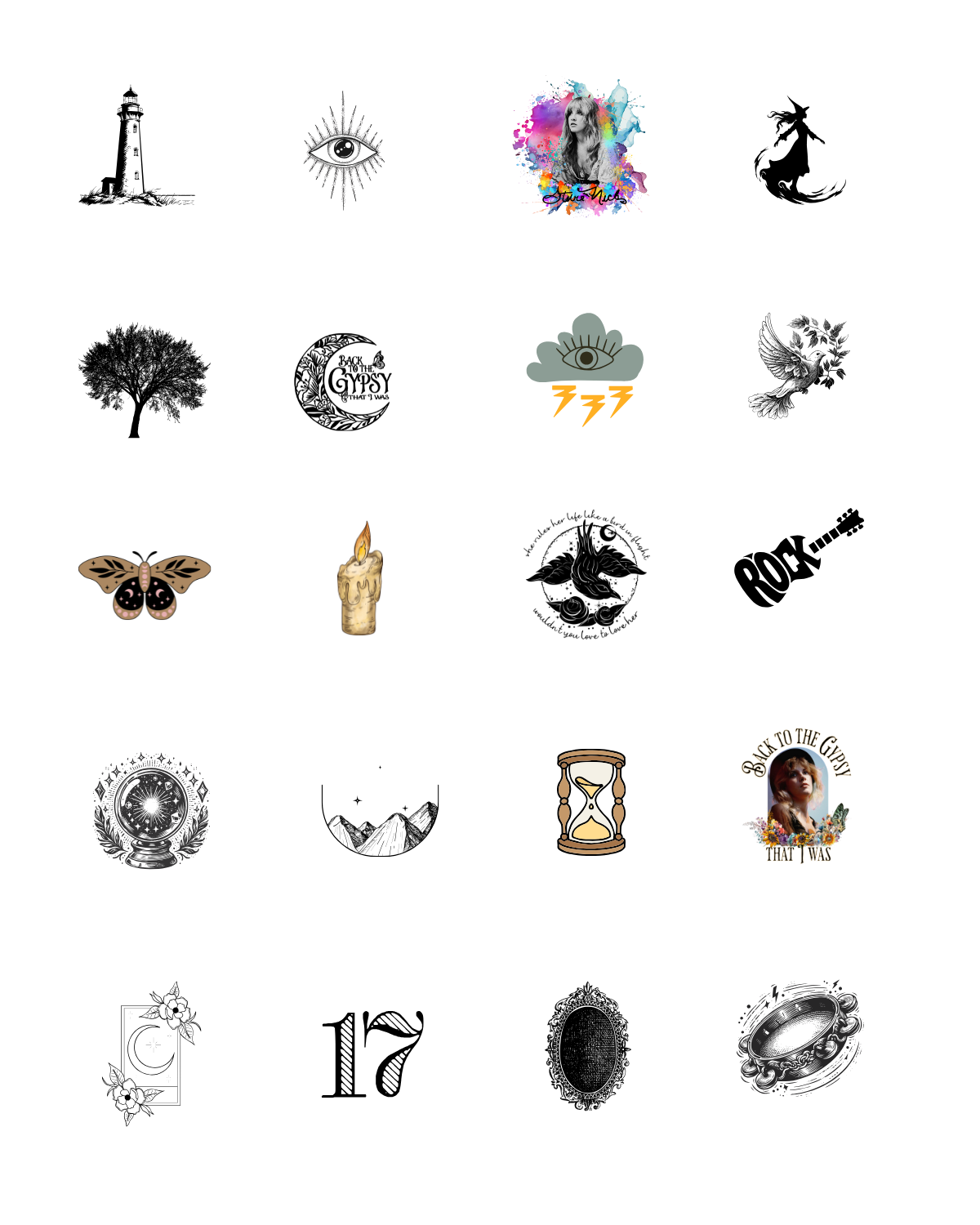 PCC 1069 STEVIE NICKS Transfer Paper | THE CHARM BAR