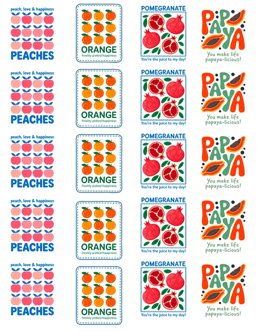PCC 999 FRUIT STAND Transfer Paper | THE CHARM BAR