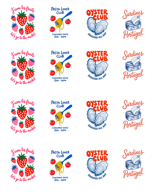 PCC 998 OYSTER CLUB Transfer Paper | THE CHARM BAR
