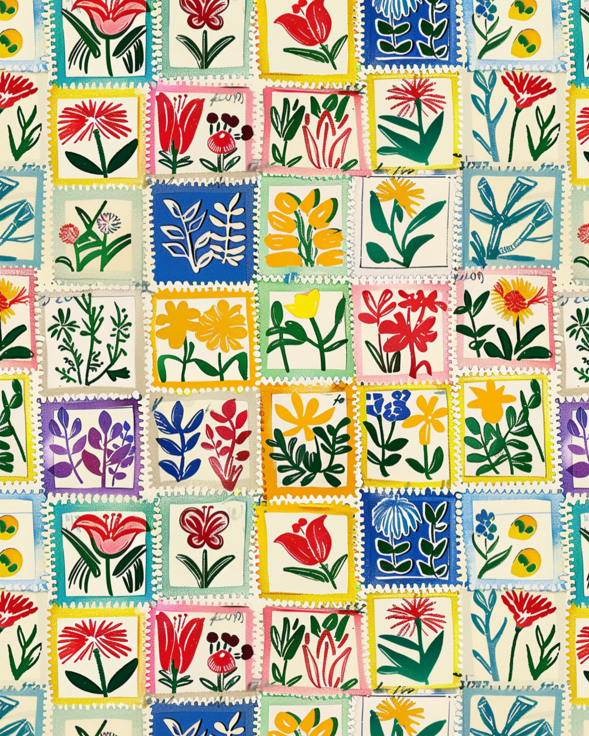 PCC 1026 SPRING GARDEN Transfer Paper | THE CHARM BAR