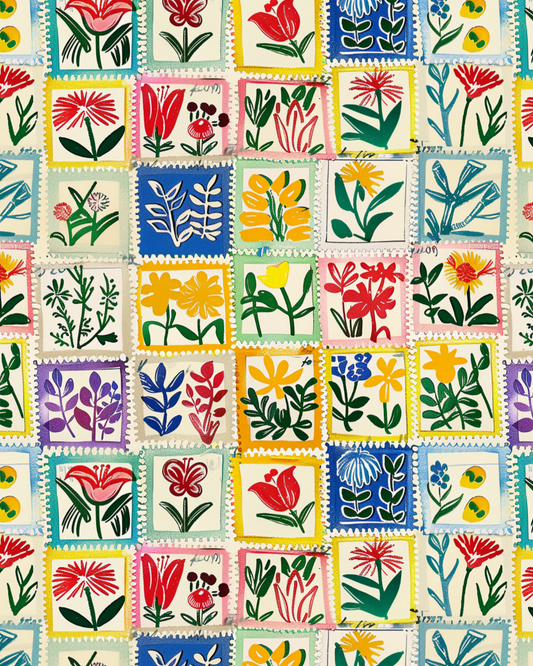 PCC 1026 SPRING GARDEN Transfer Paper | THE CHARM BAR