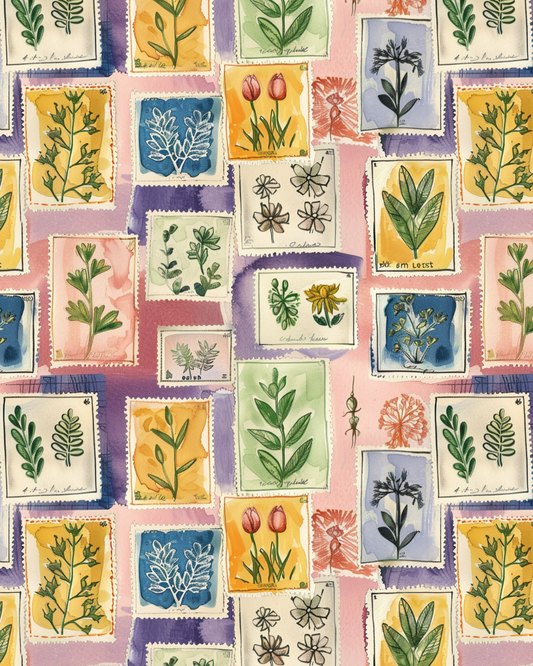 PCC 1023 FLORAL STAMPS Transfer Paper | THE CHARM BAR