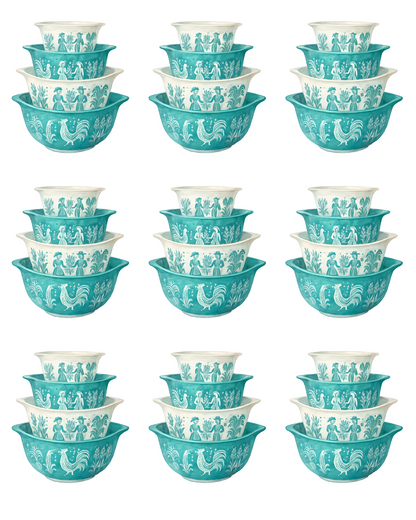 PYREX BOWL STACKS TRANSFER PAPER & CUTTER | TRANSFER PAPER | CLAY CUTTER